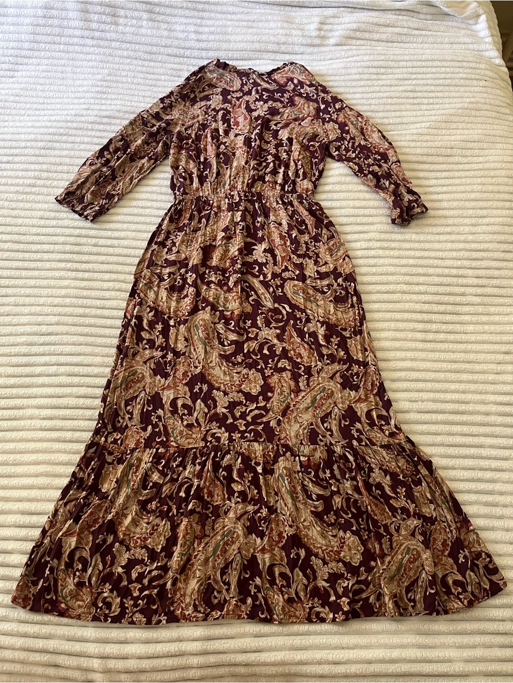 Lucky Brand Printed Long Sleeve Dress - Picture 4 of 8